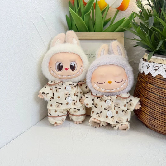 Tenue de nuit Labubu style lapin POP MART