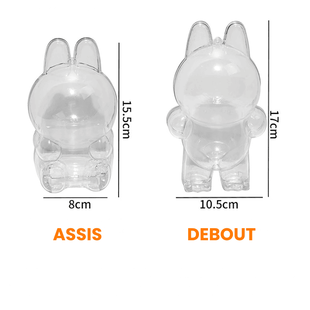 Protection figurine Labubu rigide