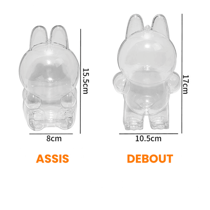 Protection figurine Labubu rigide