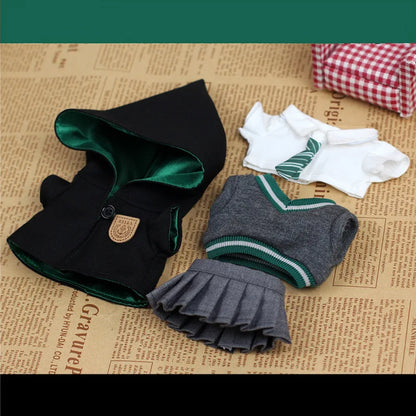 Habillage Labubu école vert