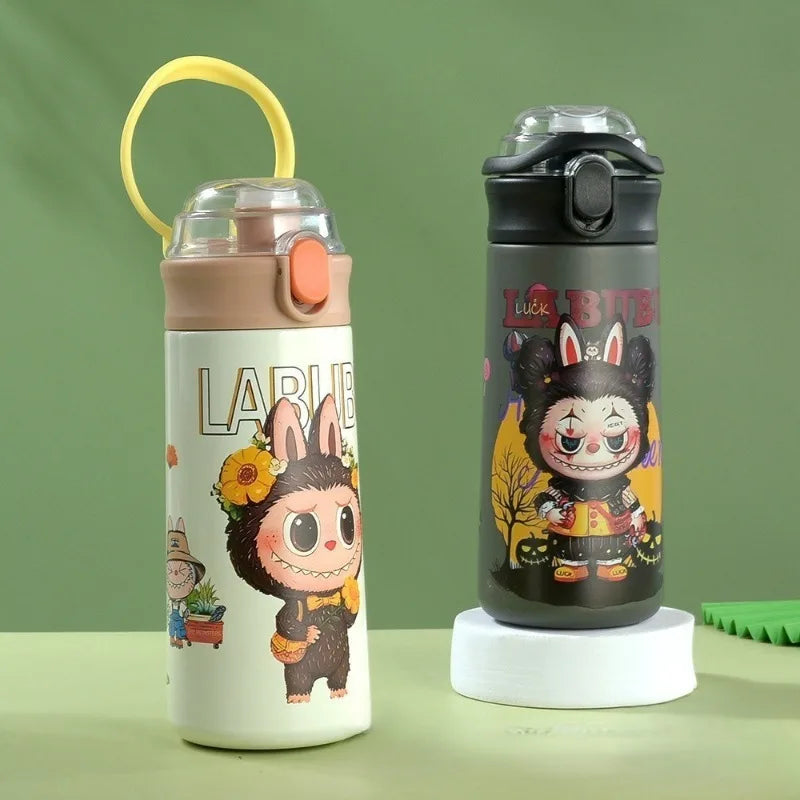 Bouteille Labubu en acier inoxydable pour enfant