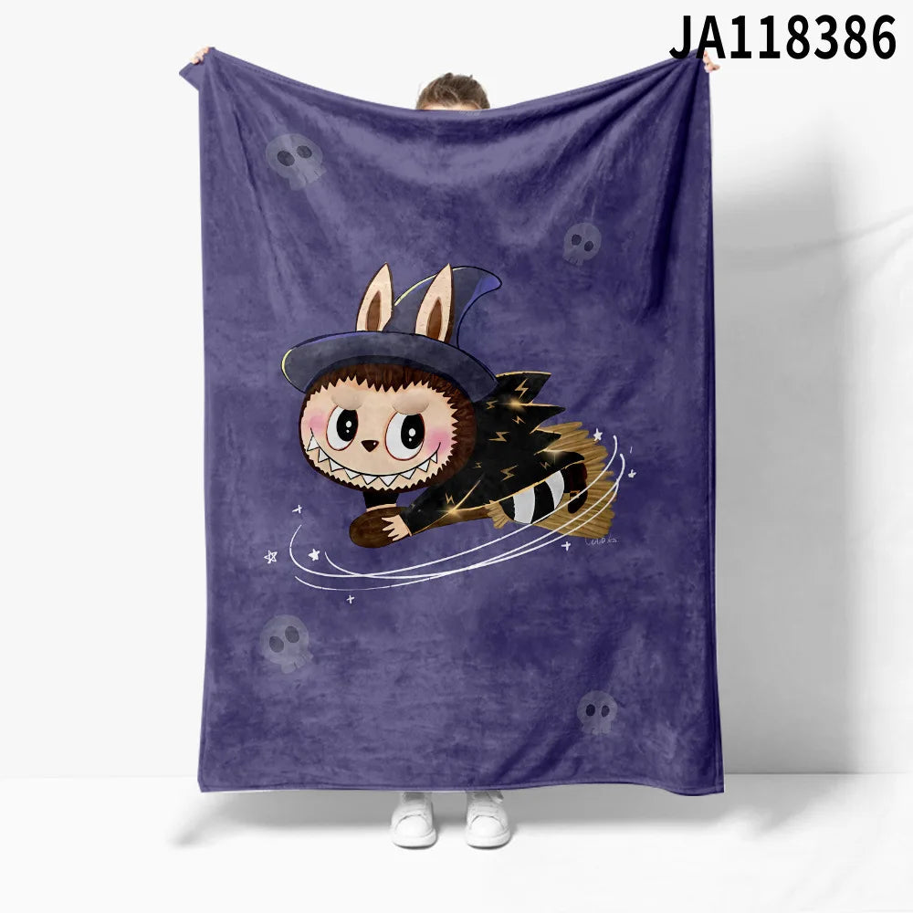 Plaid Labubu microfibre polaire 150x200