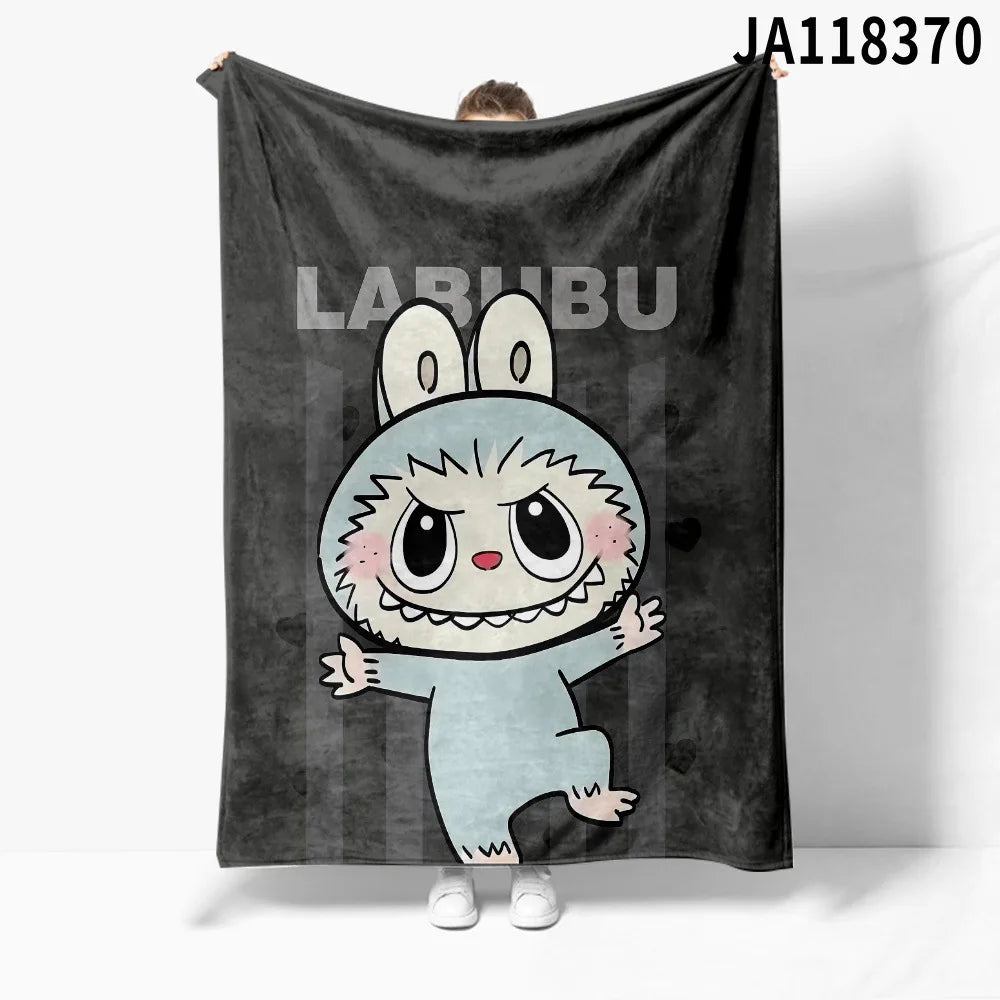 Plaid Labubu™ Douillet 150x200 cm – Couverture Hiver Ultra Douce & Cadeau Fan Labubu