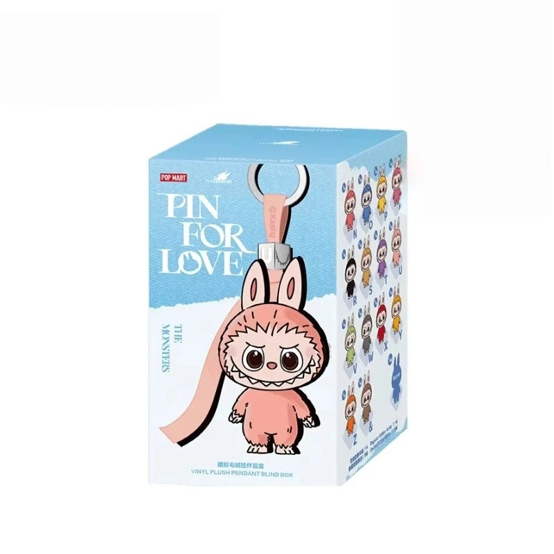 Labubu Pin For Love Série N à Z Porte-Clés POP MART