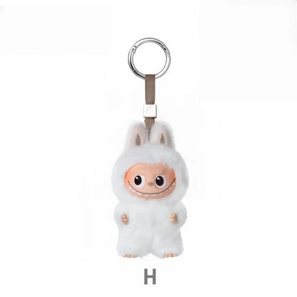 Mini peluche Labubu porte-clé Pin For Love