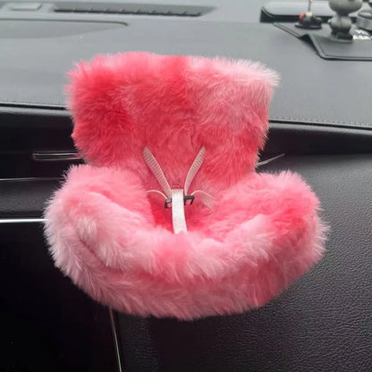 Labubu car seat miniature