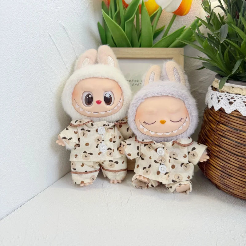 Tenue de nuit Labubu style lapin POP MART