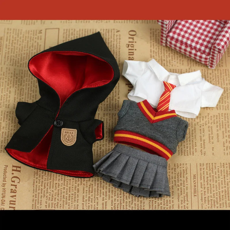 Vêtements école Labubu 17 cm veste à capuche